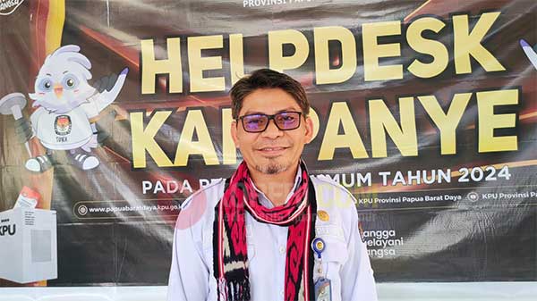 Kordiv Teknis Penyelenggara KPU PBD M. Gandhi Sarijudin S.T