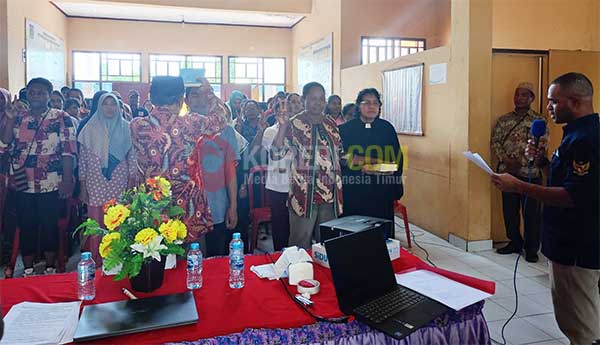 Pelantikan 175 Anggota KPPS Klamana