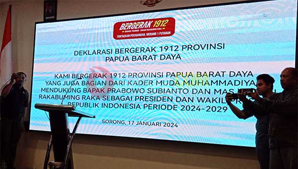 Relawan Bergerak 1912 PBD Deklarasi Dukung Prabowo Gibran3