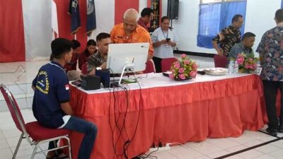 Jelang Pemilu, Disdukcapil Lakukan Perekaman e-KTP di Lapas Kelas II Ambon