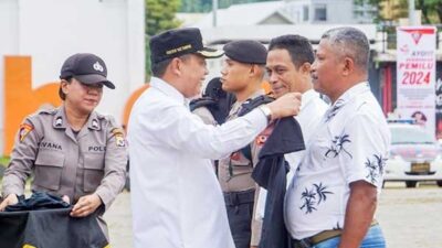 Pimpin Apel Kesiapan Pemilu 2024, Begini Pesan Tegas Pj Wali Kota Ambon