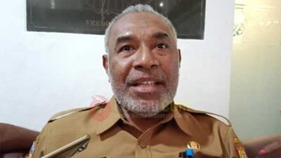 Kepala Dinas Pariwisata Kota Jayapura Matias B. Mano, / Foto : Surya