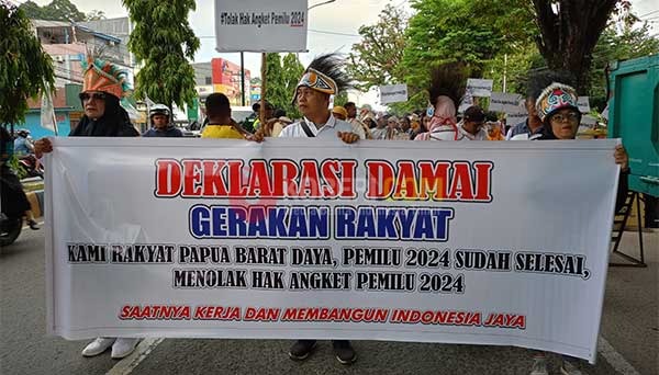Masyarakat Sorong Gelar Deklarasi Damai Dukung Hasil Pemilu 2024 1 IMG 20240229 WA0077