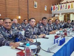 Danlantamal IX Ambon Ikuti Rapim TNI-Polri 2024