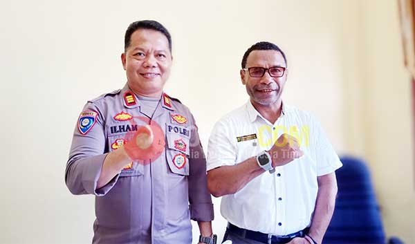 Lurah Klawalu YM Kasat Binmas AKP Ilham S.H M.M 1