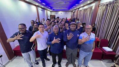 NasDem PB Siapkan Strategi Pemenangan Pemilu, Dominggus Optimis “Tiket Pilgub” Aman