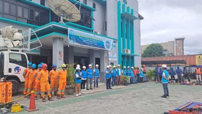 PLN UP3 Jayapura Terjunkan 308 Personil Siaga Kelistrikan Selama Pemilu