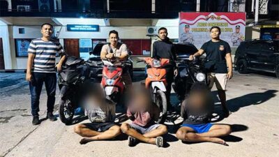 Polresta JPR Kota Tangkap 3 Pelaku Curanmor
