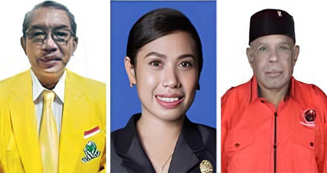 Alfons Manibuy (kiri), Cheroline Chrisye Makalew (tengah) dan Obet Rumbruren / Foto : Ist