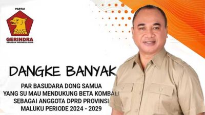 Di Urutan Pertama Dapil Maluku I, Lewerissa Patahkan Isu Miring Soal Dirinya