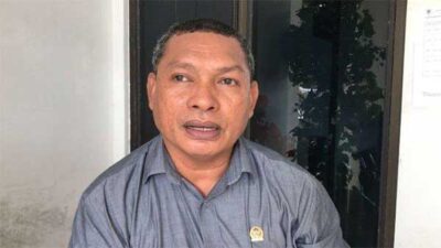 Ketua Komisi II DPRD Kota Ambon Christianto Laturiuw