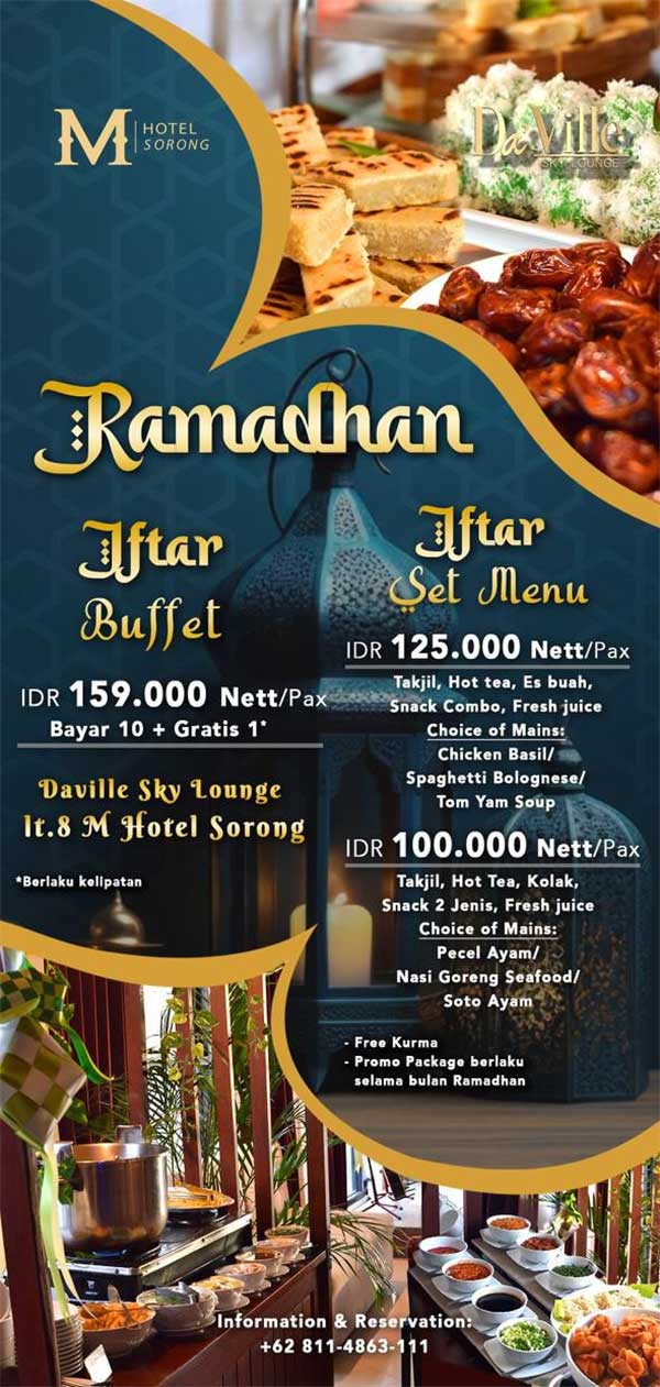 M Hotel Sorong Promo Makanan