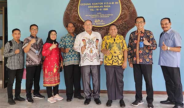 Kelola Air Limbah, PT. Air Minum Jayapura Jajaki Kerjasama dengan Perumda Surakarta 3 PT AMJ Perumda Surakarta Air Limbah3