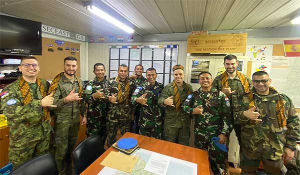 Satgas Lebanon Selatan Blangkon Indo