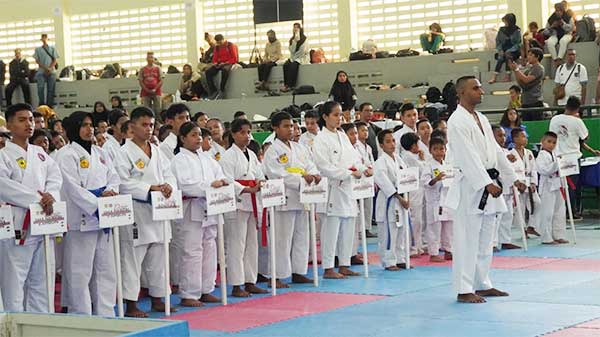 389 Karateka Ikut Kejuaraan INKANAS, Berebut Piala Bergilir Ketua FORKI Maluku 1 389 Karateka Ikut Kejuaraan INKANAS