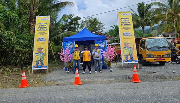 BPJN Mal Posko di Ruas Jalan Nas
