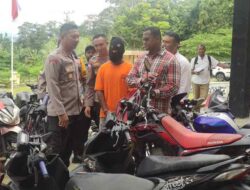 18 Motor Curian Diamankan di Kampung Mosso, Baru 4 Teridentifikasi Miliki LP