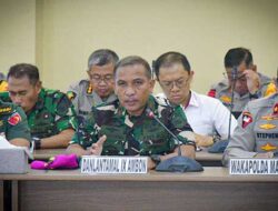 Danlantamal IX Ambon Hadiri Rakor Lintas Sektoral Operasi Ketupat Pengamanan Idul Fitri 2024