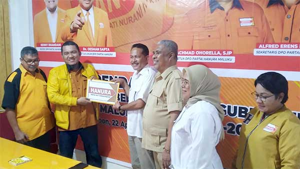 Hanura Maluku Buka Pendaftara