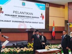 Lantik Pj Sekda PBD Jhony Way, Musa’ad Tekankan 5 Tugas Khusus