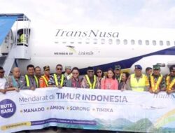 Resmi Perdana Terbangi Ambon-Manado, Gubernur Maluku Apresiasi TransNusa