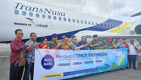TransNusa Perdana Terbangi Rute Sorong-Manado, Pj Gubernur PBD Sambut Baik 2 IMG 20240406 WA0032