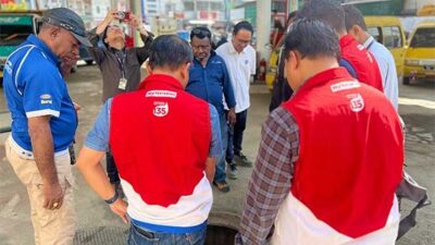 Pastikan Kelancaran Arus Balik, Executive GM Pertamina Pamalu Sidak ke Sejumlah SPBU Sorong