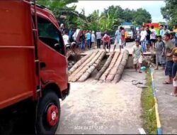 BPJN Maluku Tangani Bangunan Atas Jembatan Wai Masika II Turun Satu Sisi, Kini Bisa Dilewati