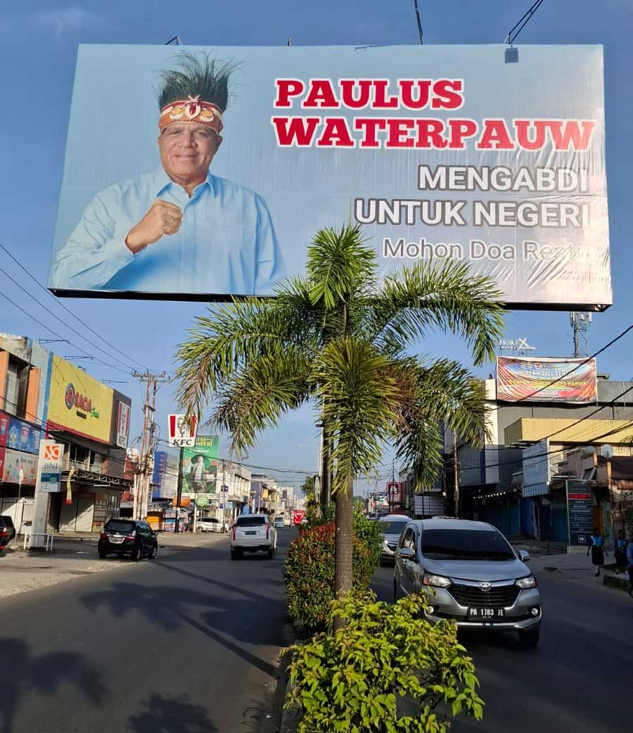 PW Baliho Cagub Papua 2024