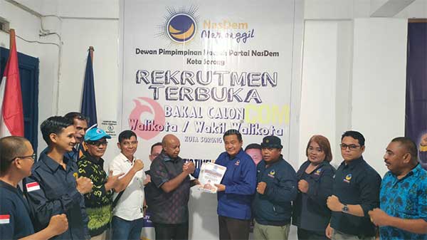 ARJ Daftar NasDem Kota Sorong