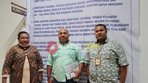 Direktur Poltekkes Kemenkes Jayapura Didesak Mundur, Ini 5 Poin Tuntutan 1 Aksi Palang Poltekes Kemenkes RI