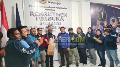 Auguste C.R. Sagrim Daftar NasDem Kota Sorong