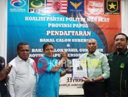 Koalisi Non Seat Apresiasi BTM Pertama Daftar Cagub Papua