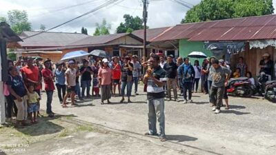 Masyarakat Negeri Tawiri Ambon Gelar Aksi Tolak Pelantikan Raja, Beberkan Alasannya