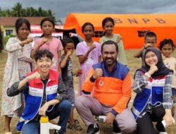 Aviation Fuel Terminal Babullah Ternate Gelar Trauma Healing Korban Erupsi Gunung Ibu