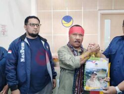 Boyong Ratusan Massa, Gabriel Asem Daftar Balon Gubernur di NasDem PBD