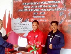 Tim Latuheru Sambangi DPD PSI Kota Ambon, Ambil Formulir Pendaftaran