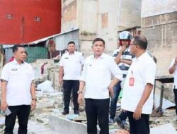 Penjabat Tinjau Lokasi Pasar Gambus, Puji Sikap Sukarela Warga Kosongkan Lahan