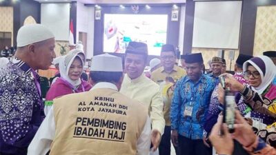 Pj Gubernur Ridwan Lepas 1058 Jamaah Calon Haji Papua 2024