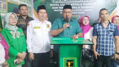 Daftar Terakhir di PPP, Wenno Harapkan Dapat Pendamping yang Tepat