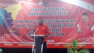 Ketua DPD PDIP PS Edoardu Kaize