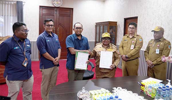 PLN Pemprov Papua Tengah Teken PKS