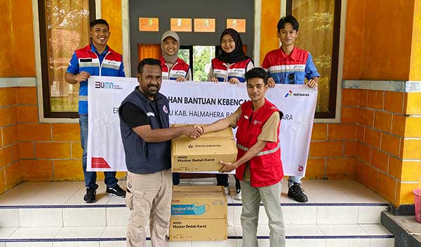 Pertamina Dampak Erupsi GUnung Ibu