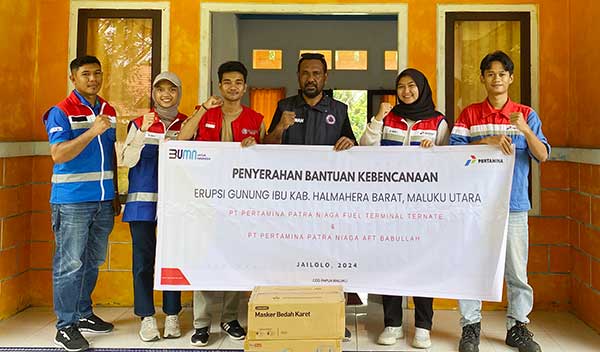 Pertamina Dampak Erupsi GUnung Ibu2