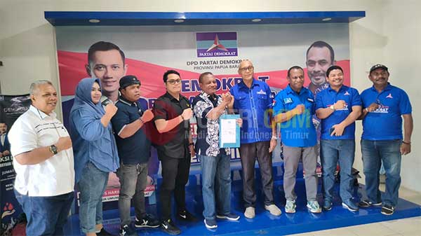 Resmi Daftar Balon Cawagub Demokrat, PK Komit Dampingi AFU di Pilkada PBD 3 Piet Kashiw Daftar Wagub di Demokrat PBD3