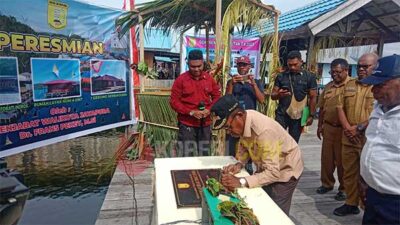 Pj Walkot JPR Resmi Rumah Ondoafi Tobati