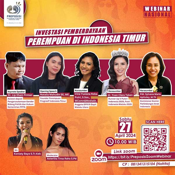 Preposisi Gelar Webinar, Bicara Investasi Pemberdayaan Perempuan di Indonesia Timur 2 Preposisi Gelar Webinar2