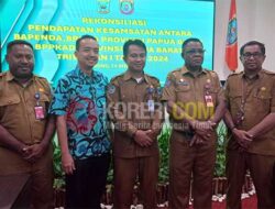 Rekon Pendapatan Kesamsatan Triwulan I 2024, Ini Besaran Diterima PBD dari Papua Barat