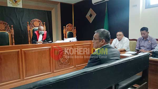 Sidang Prapid Penetapan Tersangka Sekda Keerom 1