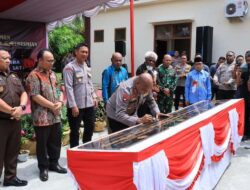 Ini Pesan Kapolda Saat Resmi 4 Bangunan Baru Milik Polresta Jayapura Kota